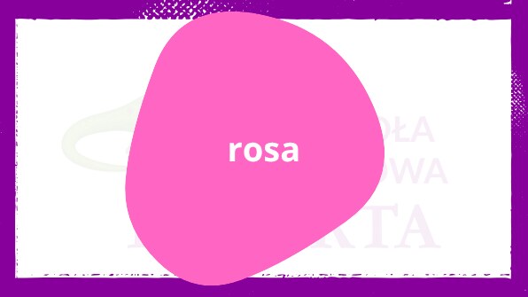 Rosa – różowy kolor po hiszpańsku Różowy po hiszpańsku: rosa